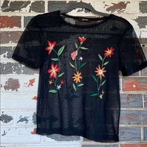 Mesh Zara top!